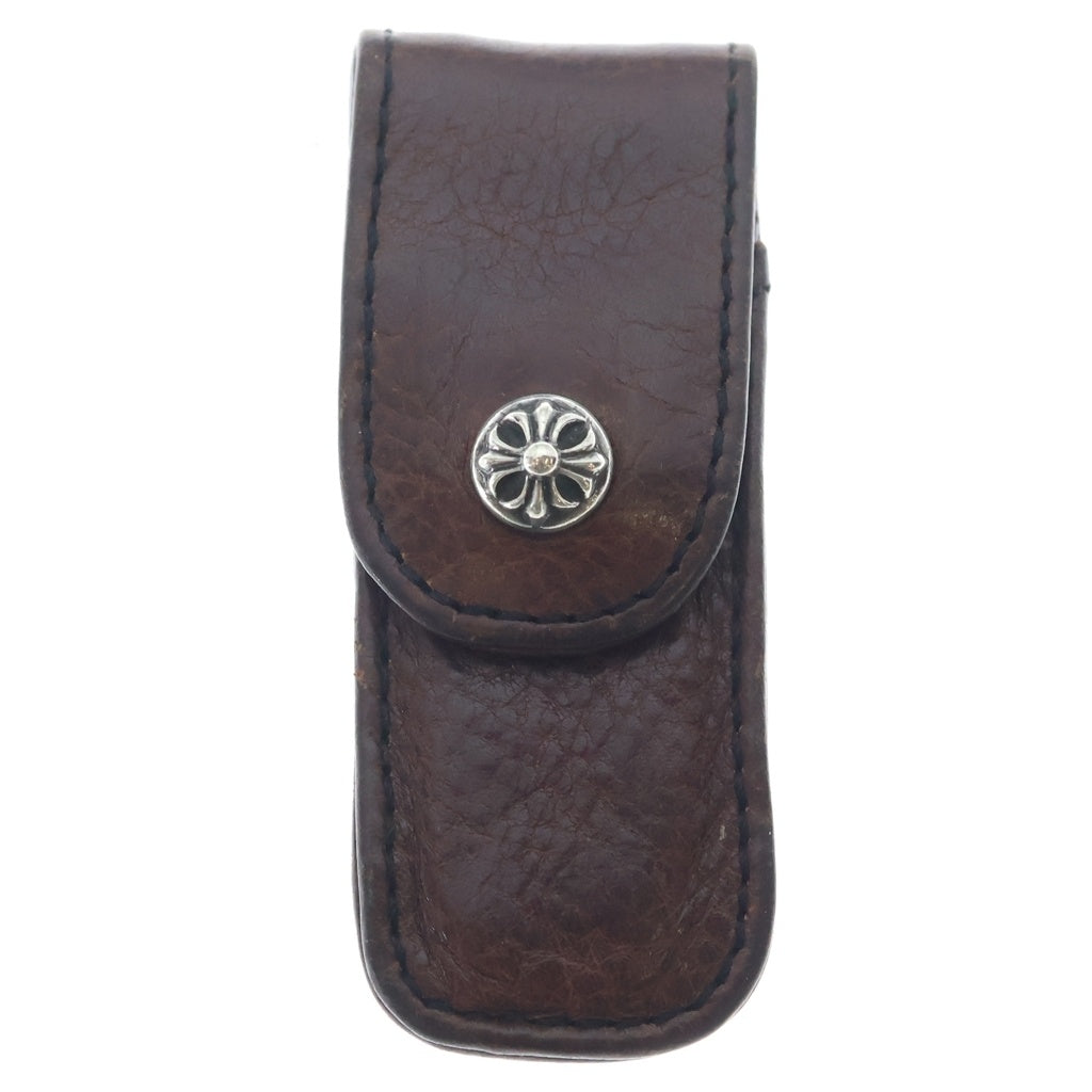 CHROME HEARTS(クロムハーツ) TOOTHPICK CASE レザートゥースピックケース ブラウン