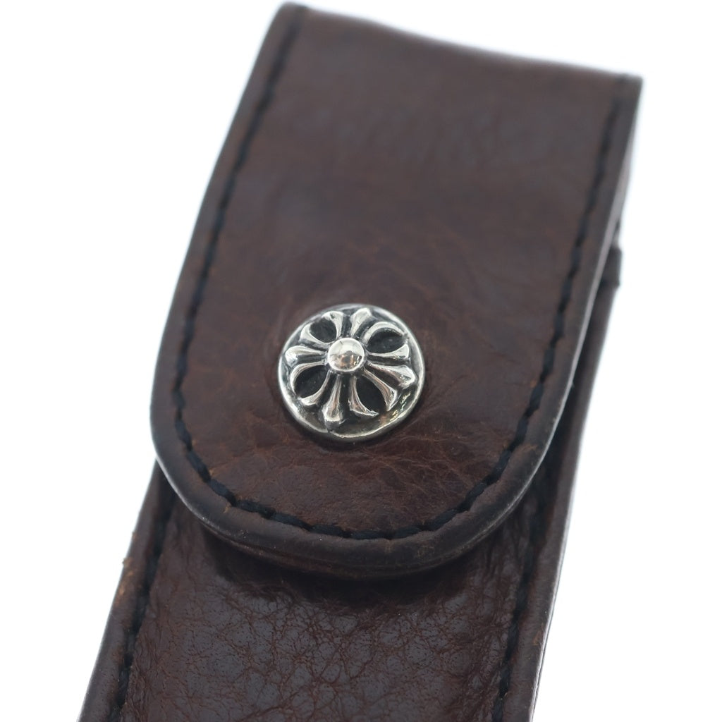 CHROME HEARTS(クロムハーツ) TOOTHPICK CASE レザートゥースピックケース ブラウン