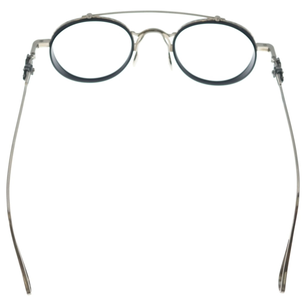 CHROME HEARTS(クロムハーツ) SPANKY CHクロスモチーフ ダブルブリッジサングラス 眼鏡 ブラック/シルバー