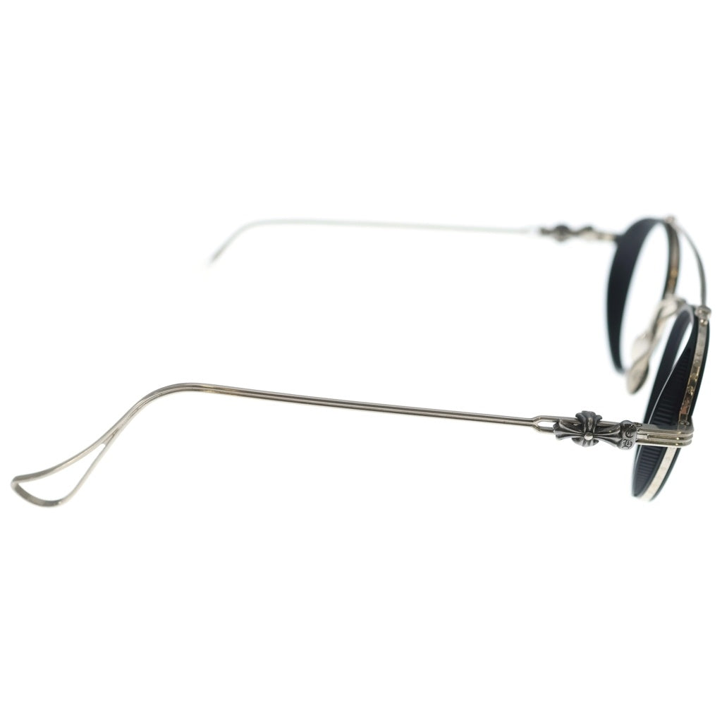 CHROME HEARTS(クロムハーツ) SPANKY CHクロスモチーフ ダブルブリッジサングラス 眼鏡 ブラック/シルバー