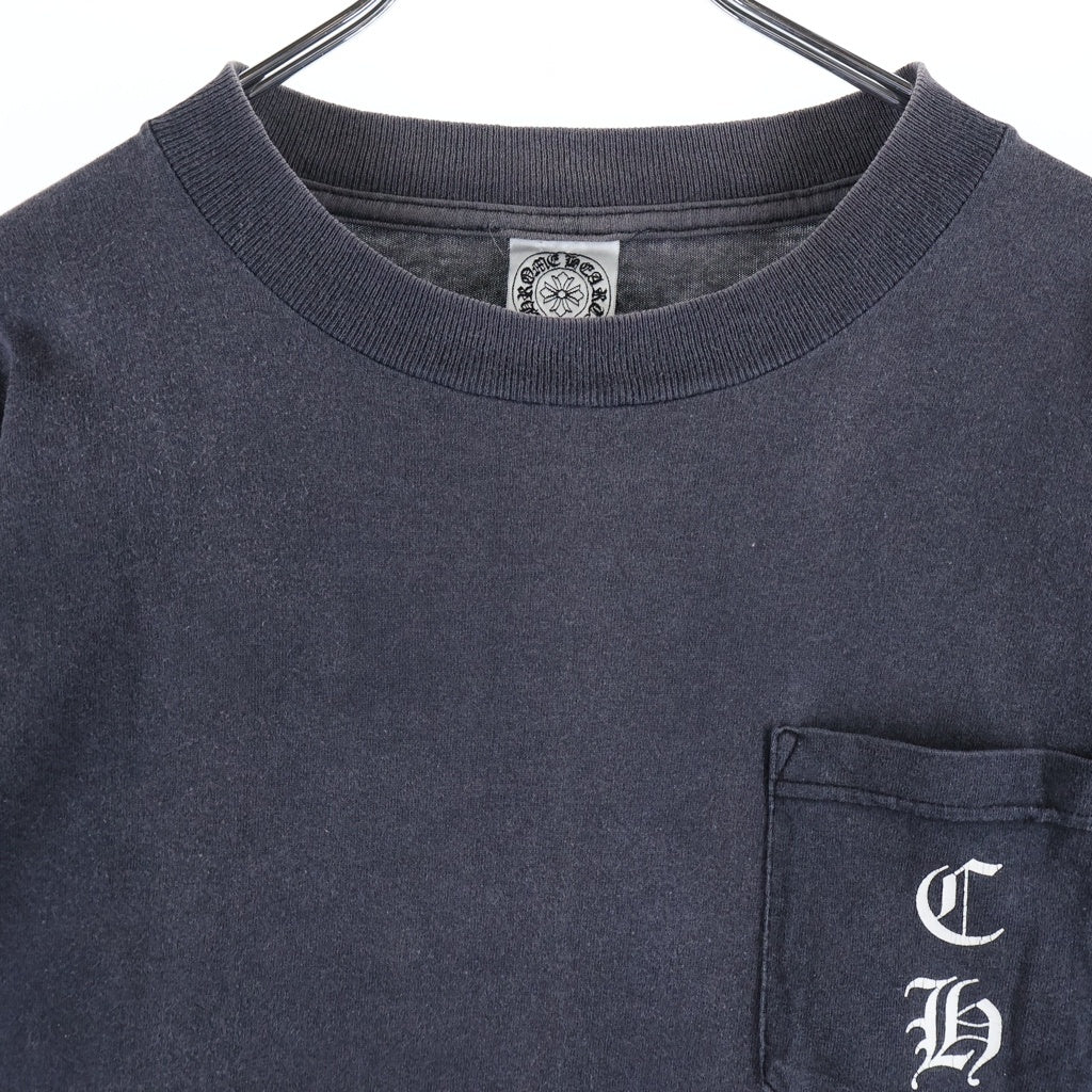 CHROME HEARTS(クロムハーツ) OLD Malibu L/S Tee マリブ限定 バック ロゴプリント 長袖Tシャツ ブラック