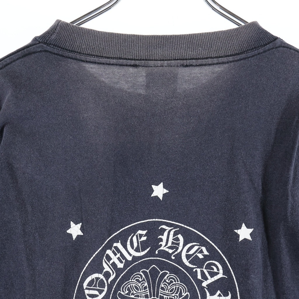 CHROME HEARTS(クロムハーツ) OLD Malibu L/S Tee マリブ限定 バック ロゴプリント 長袖Tシャツ ブラック