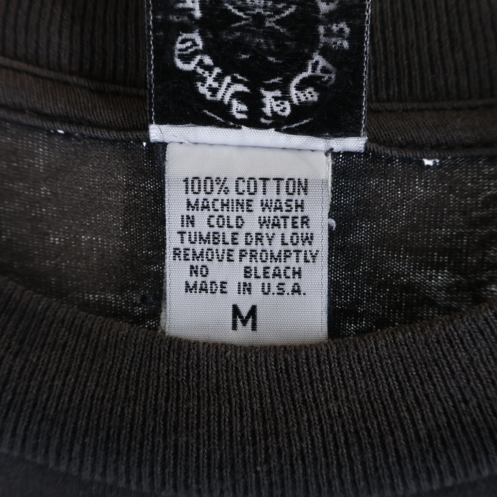 CHROME HEARTS(クロムハーツ) OLD S/S Tee オールド バックセメタリークロスプリント 半袖Tシャツカットソー ブラック/レッド