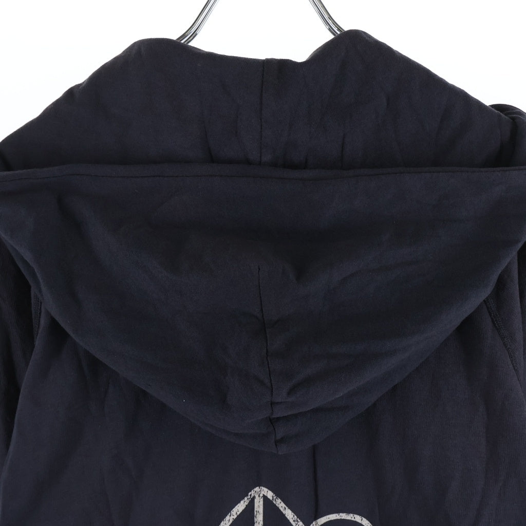 CHROME HEARTS(クロムハーツ) OLD CHプラスプリント ダガージップアップパーカー ラグランスリーブフーディー ブラック