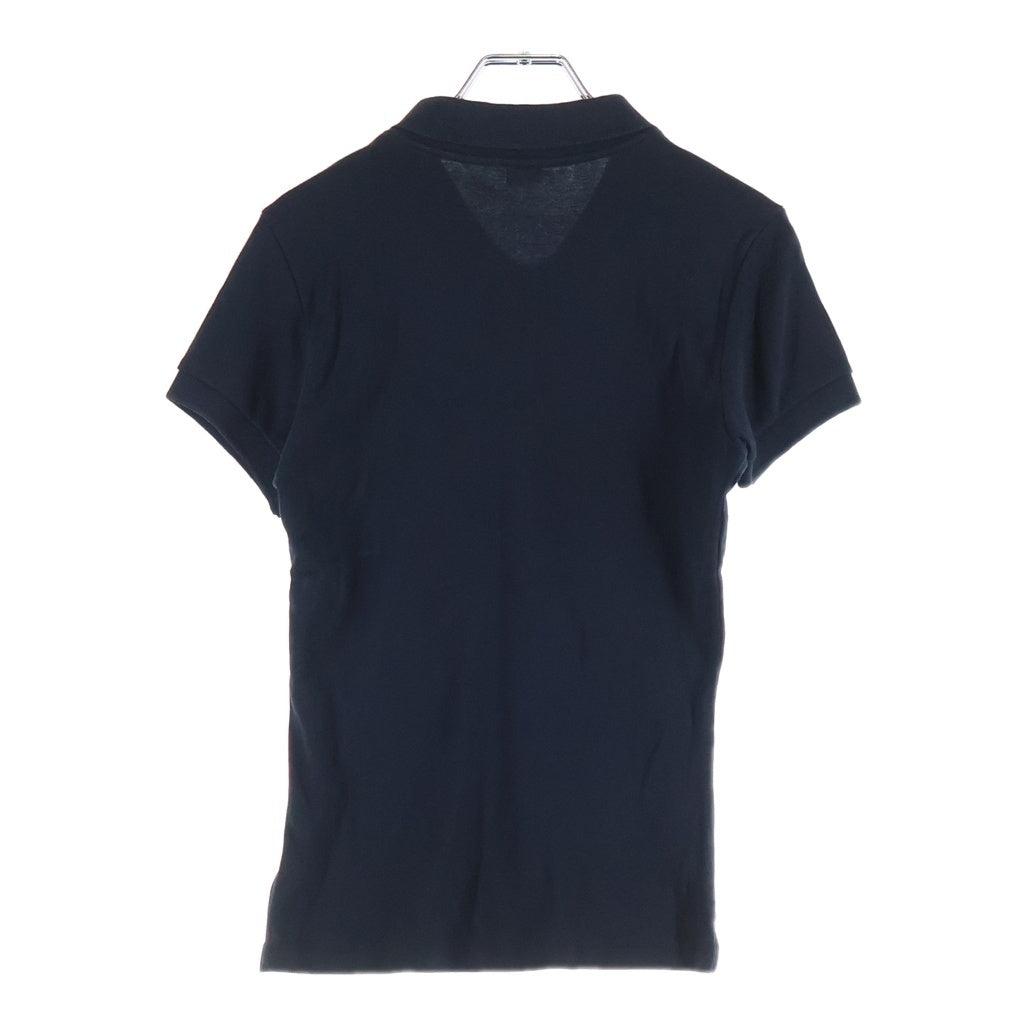 CHROME HEARTS(クロムハーツ) OLD POLO SHIRT クロスボールボタン 半袖ポロシャツ ブラック レディース