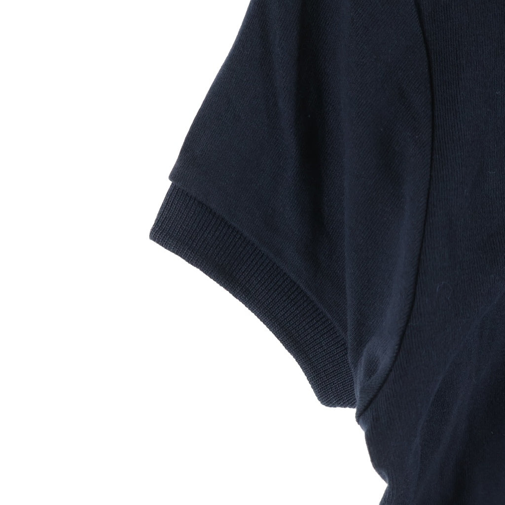 CHROME HEARTS(クロムハーツ) OLD POLO SHIRT クロスボールボタン 半袖ポロシャツ ブラック レディース