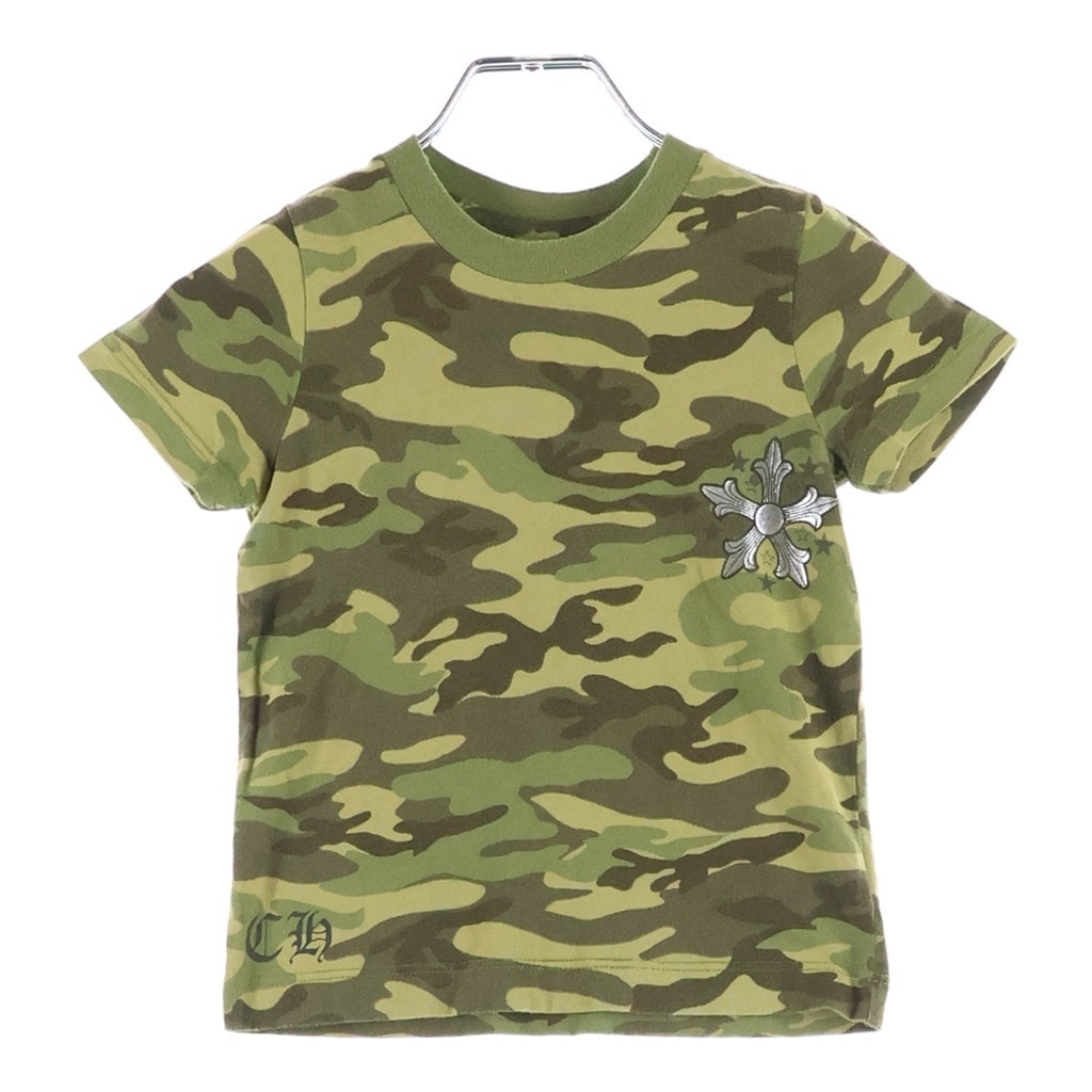 CHROME HEARTS(クロムハーツ) OLD S/S Tee STAR オールド スクロールラベルプリント 半袖Tシャツ カモフラ キッズ