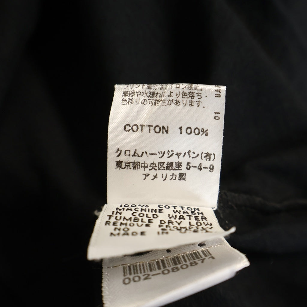 CHROME HEARTS(クロムハーツ) OLD S/S Tee FLORAL オールド ホースシューフローラルクロスプリント 半袖Tシャツ ブラック/レッド キッズ