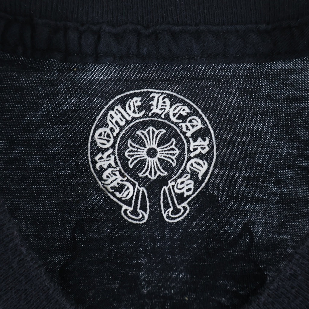CHROME HEARTS(クロムハーツ) OLD S/S Tee CH PULS オールド CHプラス バックプリント 半袖Tシャツ ブラック キッズ