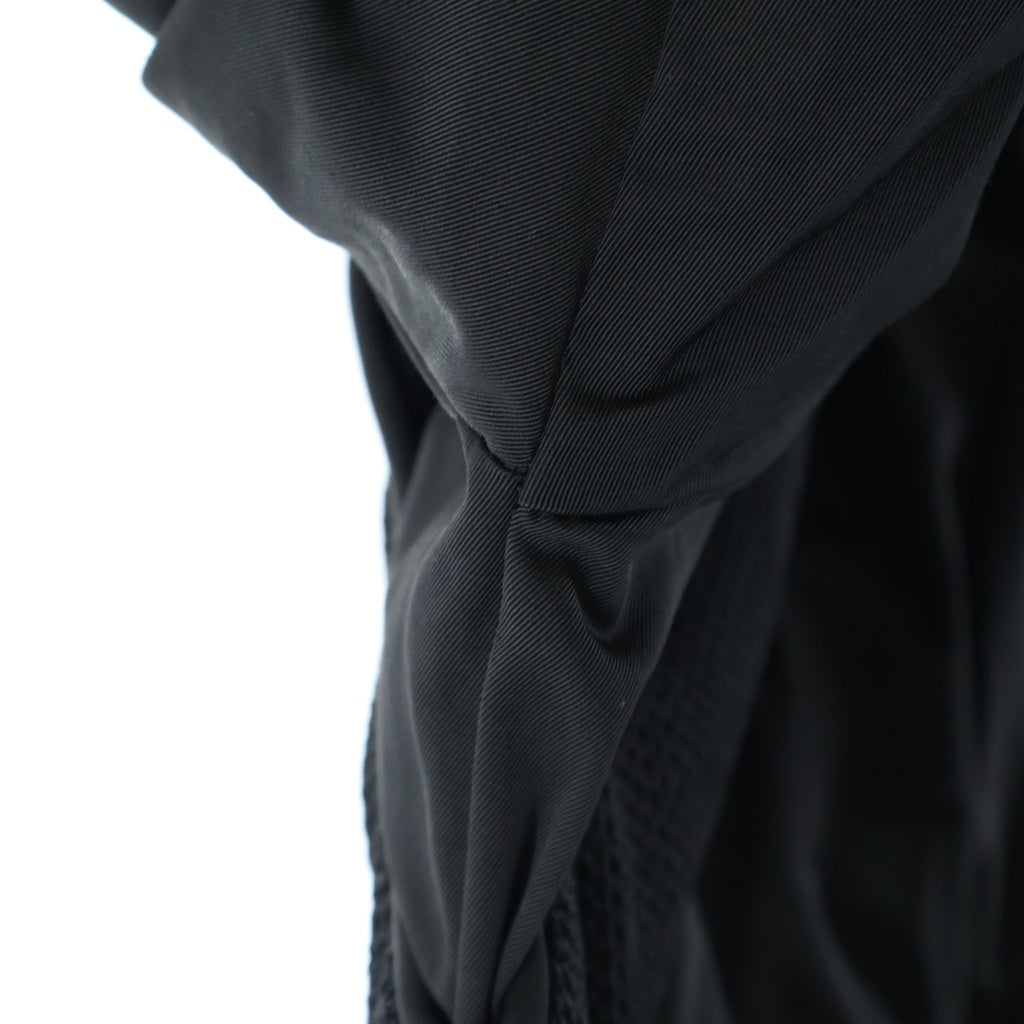 FFFPOSTALSERVICE(トリプルエフポスタルサービス) 26SS Parachute Hooded Wired Jacket パラシュートフーデッドワイヤージャケット FFFPSSS2606 ブラック