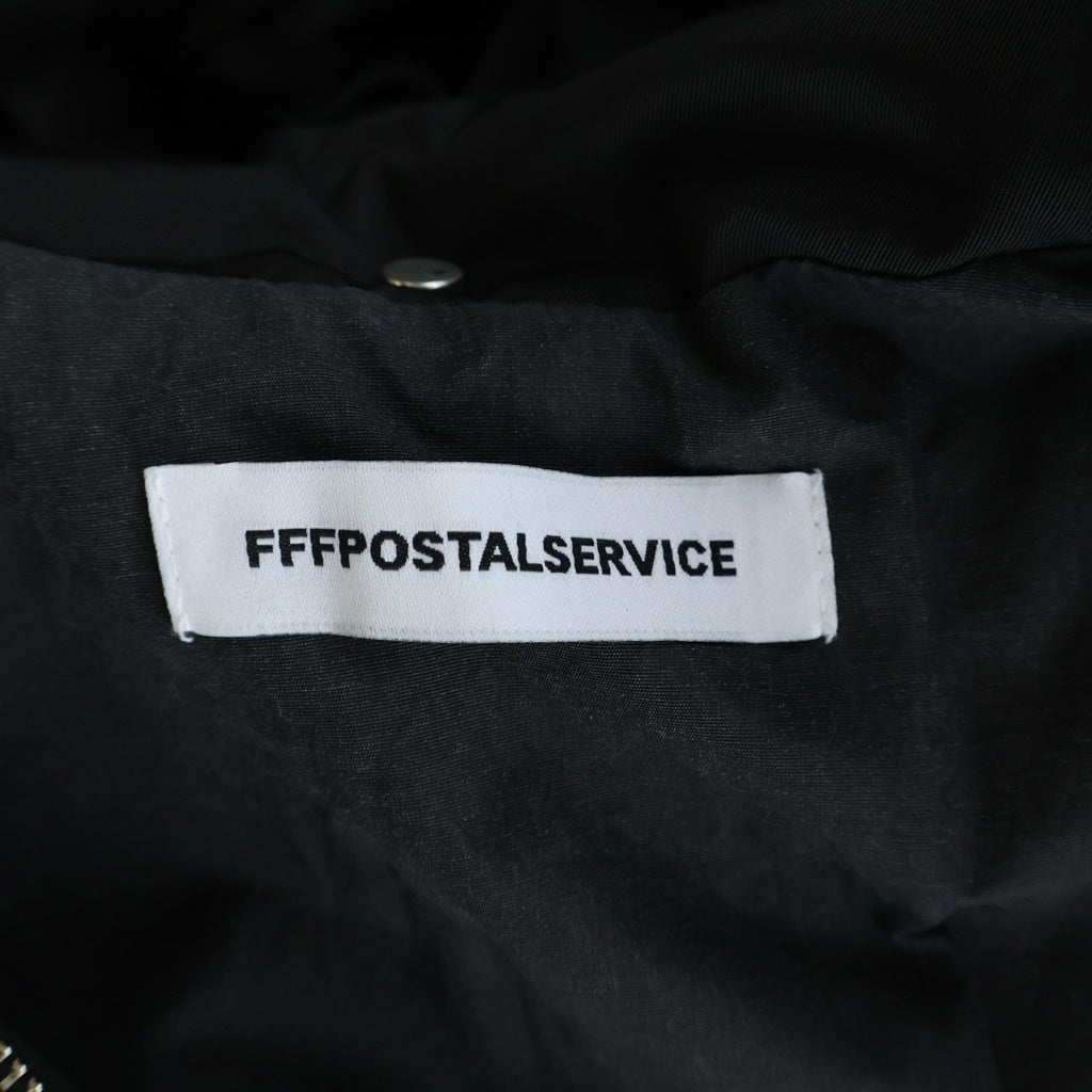 FFFPOSTALSERVICE(トリプルエフポスタルサービス) 26SS Parachute Hooded Wired Jacket パラシュートフーデッドワイヤージャケット FFFPSSS2606 ブラック
