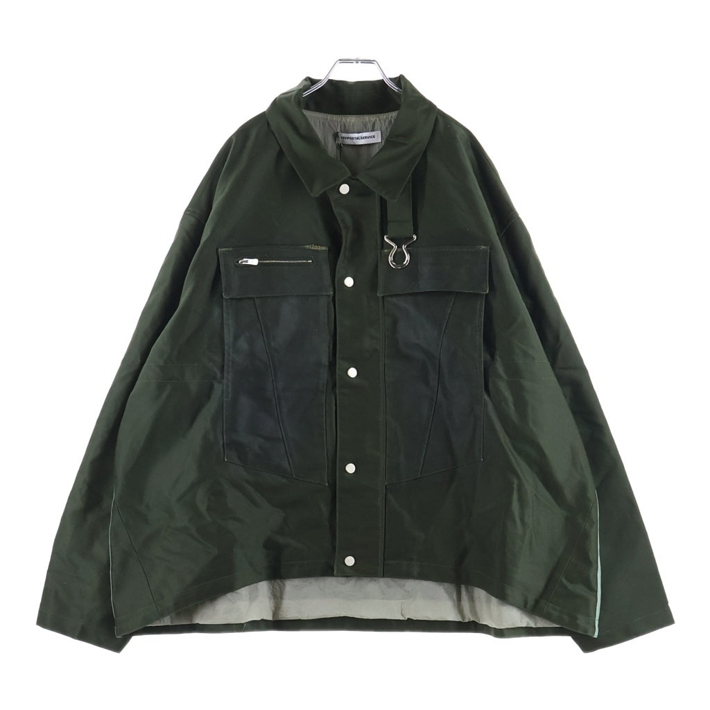 FFFPOSTALSERVICE(トリプルエフポスタルサービス) 26SS FF Bunker Jacket リフレクターテープワックスバンカージャケット FFFPSSS2601 カーキ