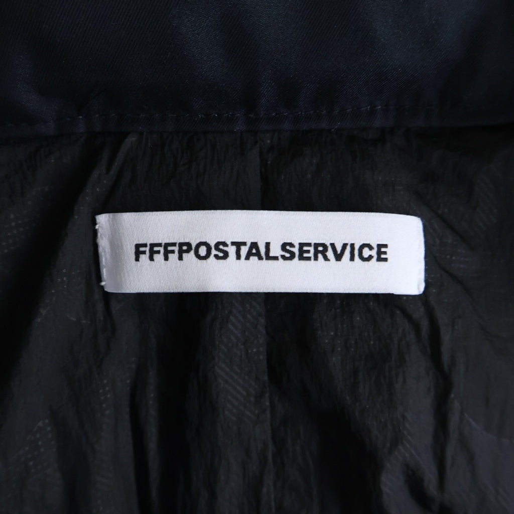 FFFPOSTALSERVICE(トリプルエフポスタルサービス) 25AW Reia Hooded Work Jacket レイアフーデッドクロップドワークジャケット FFFPSFW2503 ブラック