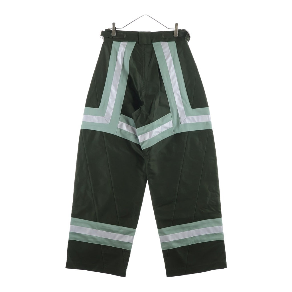 FFFPOSTALSERVICE(トリプルエフポスタルサービス) 26SS FF Bunker Trouser リフレクターテープワックスバンカーワイドパンツ FFPFSSS2613 カーキ