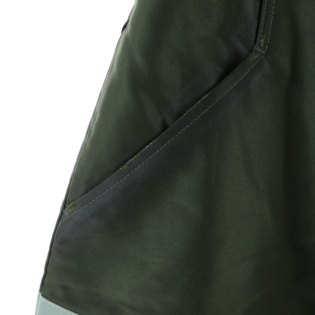 FFFPOSTALSERVICE(トリプルエフポスタルサービス) 26SS FF Bunker Trouser リフレクターテープワックスバンカーワイドパンツ FFPFSSS2613 カーキ