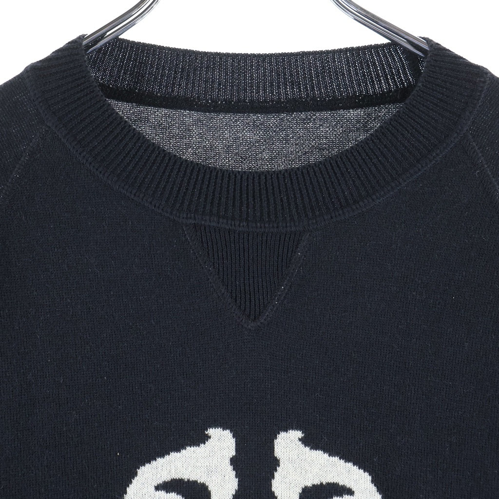 CHROME HEARTS(クロムハーツ) ×LUCIEN PELLAT-FINET ルシアンペラフィネ ヴァインダガーカシミヤニットセーター ブラック レディース