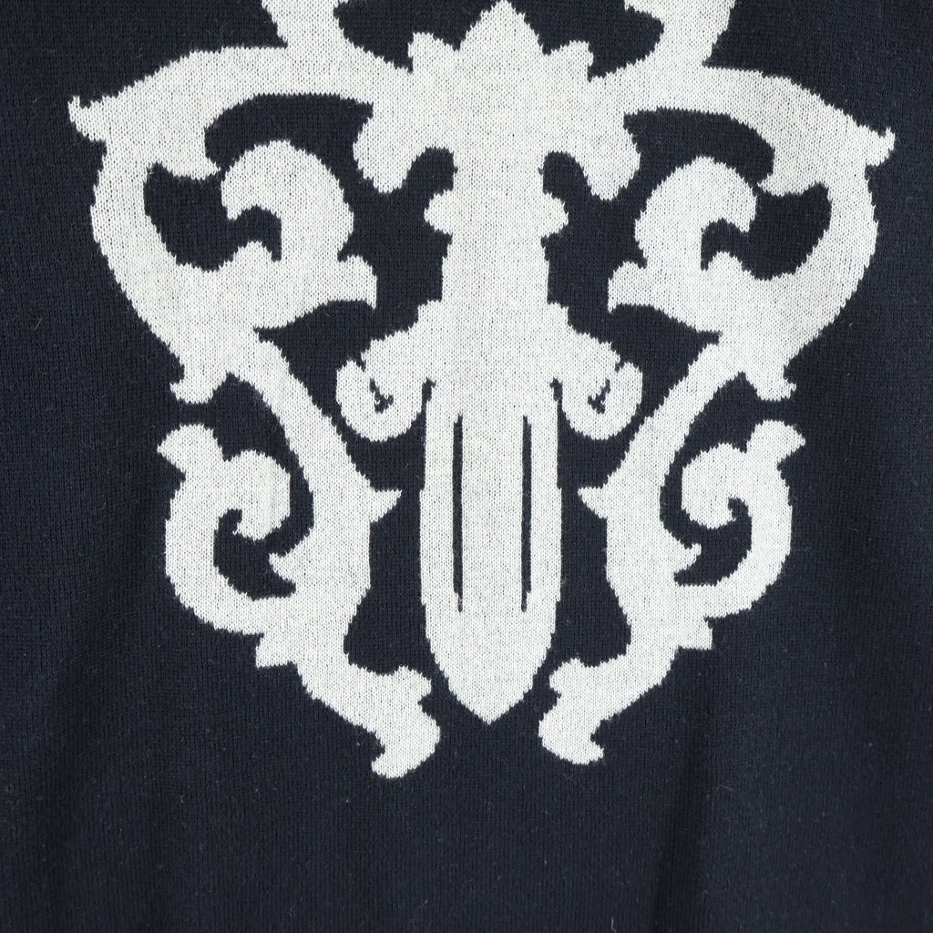 CHROME HEARTS(クロムハーツ) ×LUCIEN PELLAT-FINET ルシアンペラフィネ ヴァインダガーカシミヤニットセーター ブラック レディース