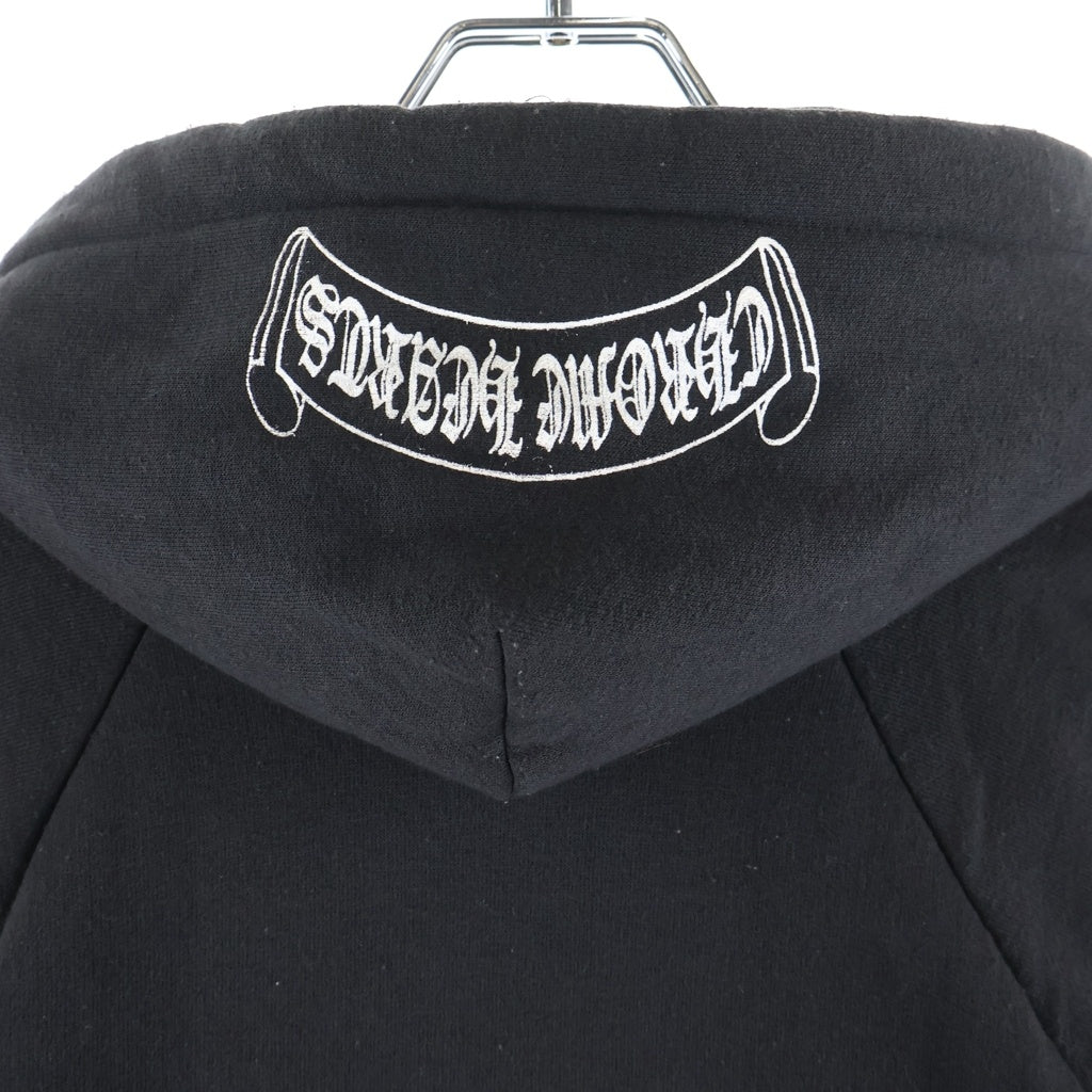 CHROME HEARTS(クロムハーツ) OLD CAMBER オールド バックスクロール裏地サーマルプルオーバーフーディーパーカー ブラック