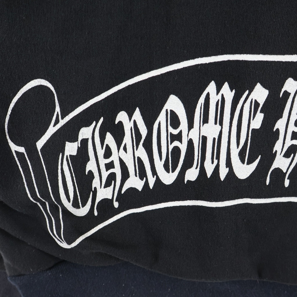 CHROME HEARTS(クロムハーツ) OLD CAMBER オールド バックスクロール裏地サーマルプルオーバーフーディーパーカー ブラック
