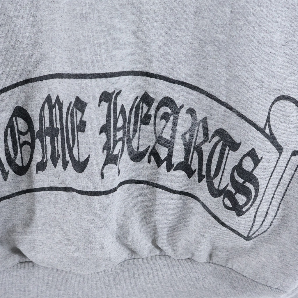 CHROME HEARTS(クロムハーツ) OLD CAMBER オールド バックスクロール裏地サーマルプルオーバーフーディーパーカー グレー