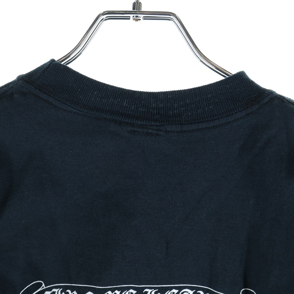CHROME HEARTS(クロムハーツ) OLD L/S Tee オールド ヴァインダガースクロールラベルプリント 長袖Tシャツ キッズ ブラック レディース