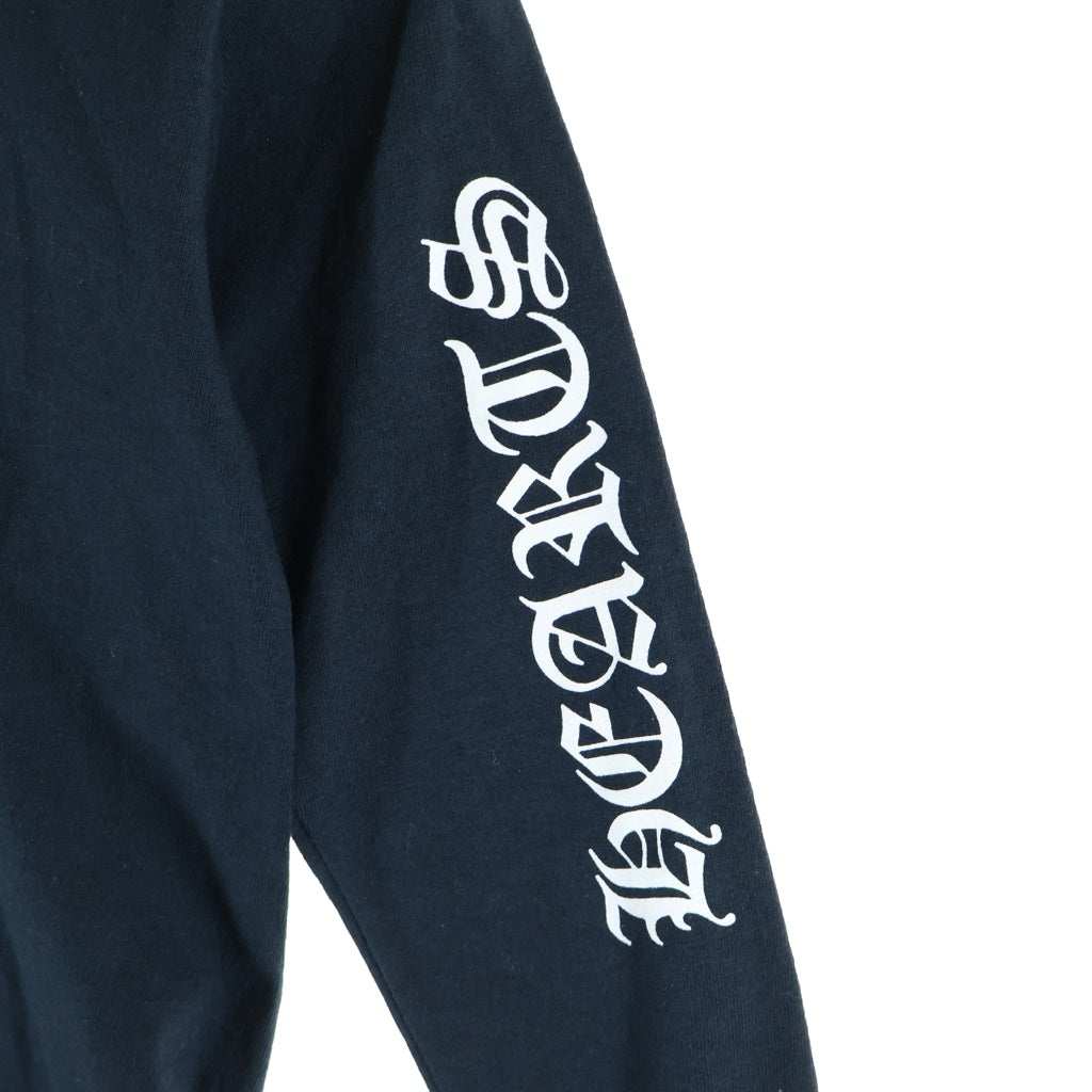 CHROME HEARTS(クロムハーツ) OLD L/S Tee オールド ヴァインダガースクロールラベルプリント 長袖Tシャツ キッズ ブラック レディース