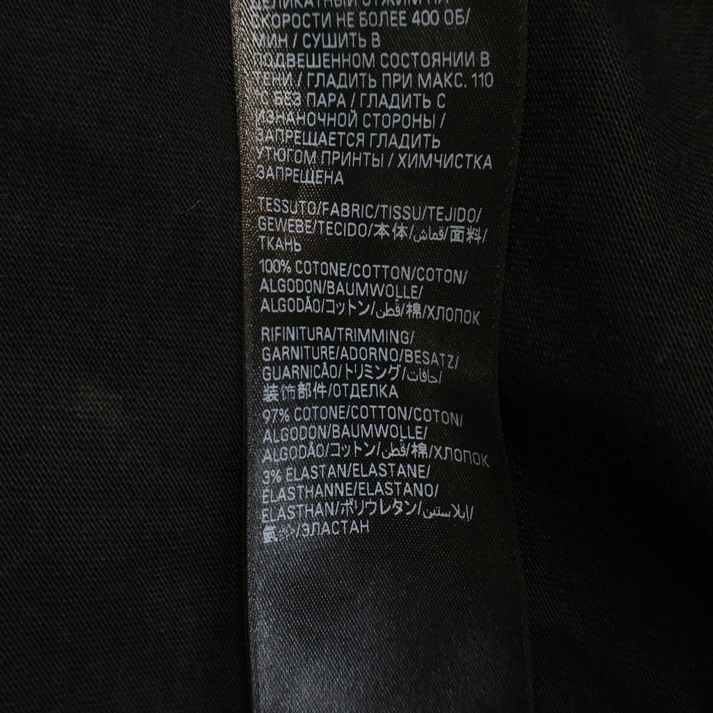 BALENCIAGA(バレンシアガ) 23AW BB Crypto Oversized T-Shirt クリプトロゴデストロイ加工オーバーサイズ半袖Tシャツ 739028 TOVN8 ブラック