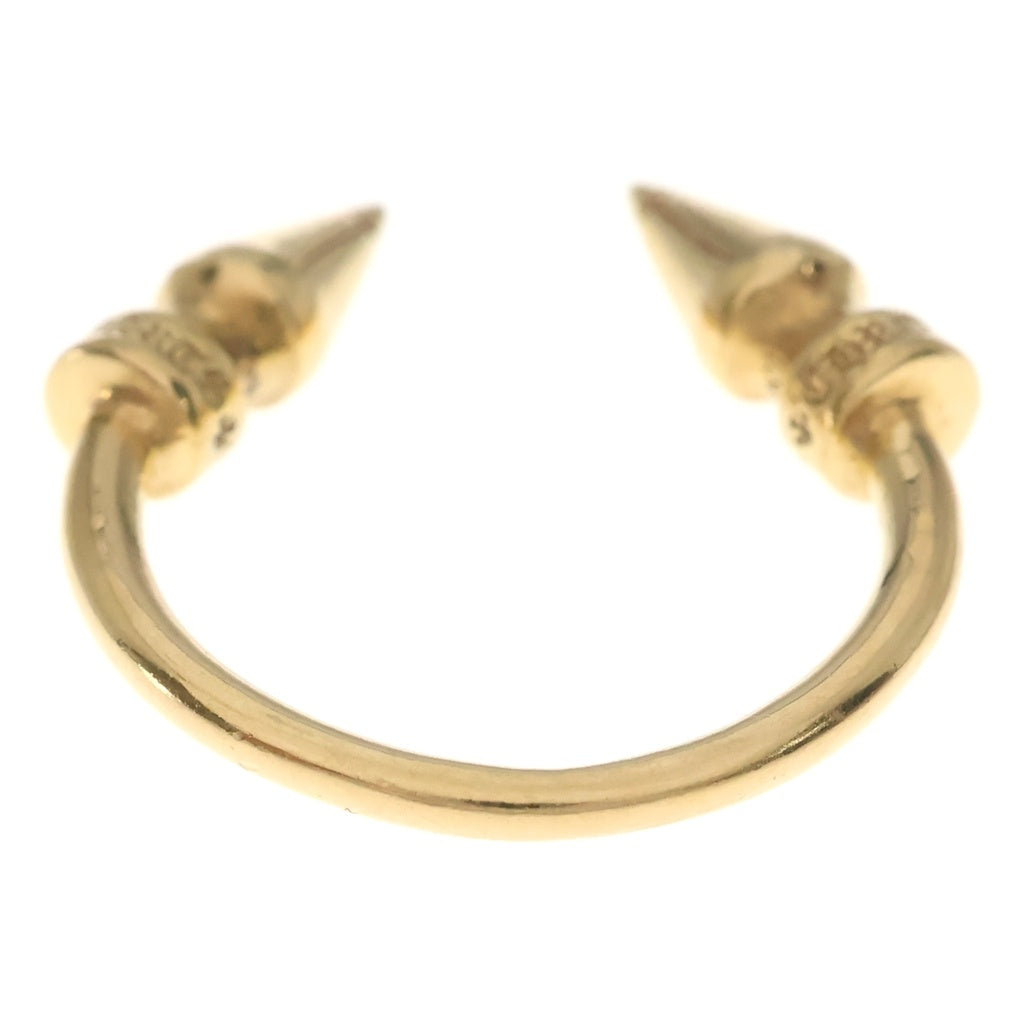 CHROME HEARTS(クロムハーツ) 22K DBL SPIKE RING ダブルスパイクリング ゴールド
