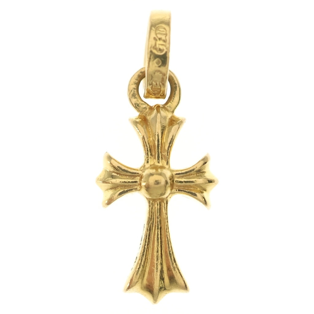 CHROME HEARTS(クロムハーツ) 22K CRS BBYFAT P/DIA ベイビーファットクロス PAVEダイヤ ペンダントトップ ゴールド BCA035