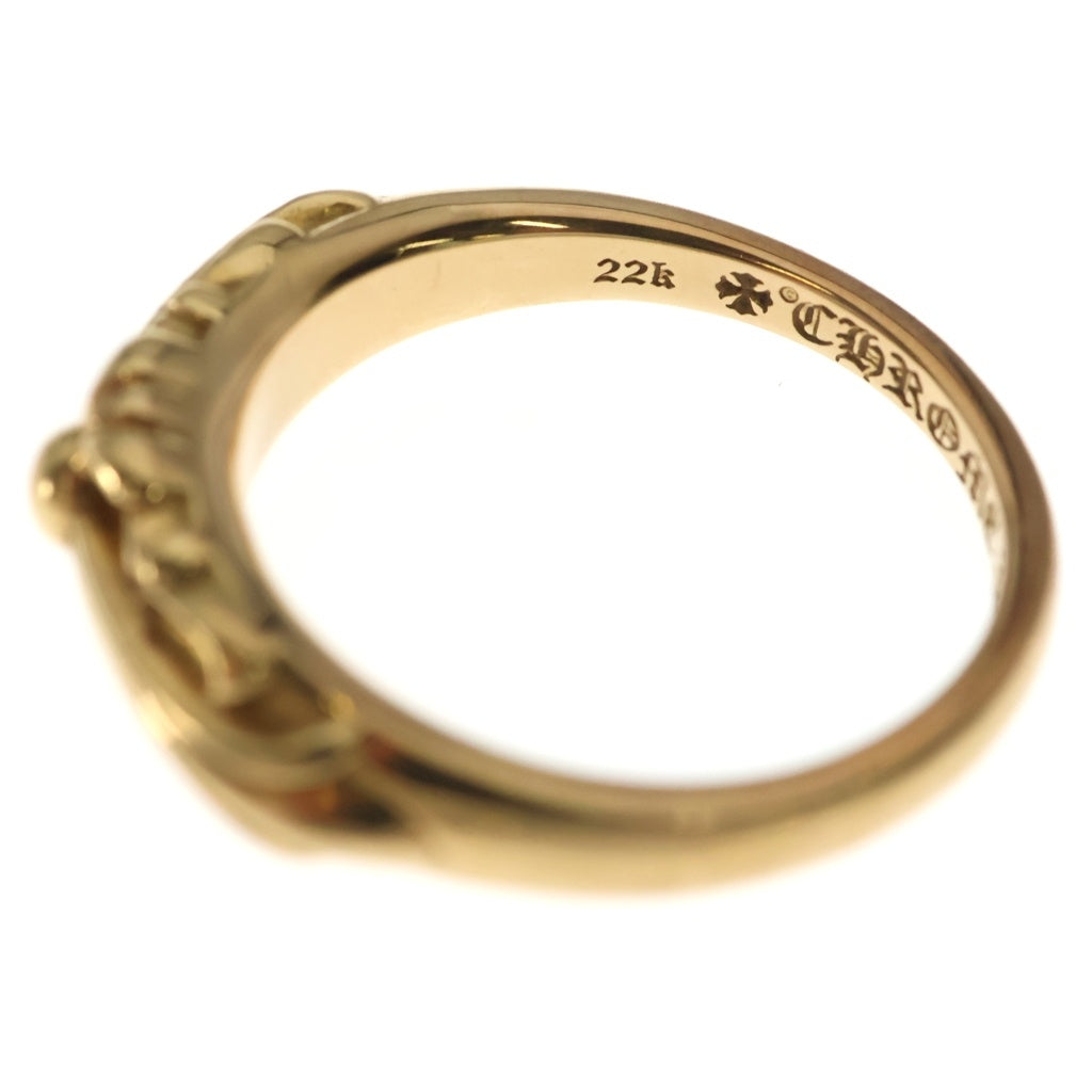 CHROME HEARTS(クロムハーツ) 22K BABYCLSC ベイビークラシック フローラルクロスリング ゴールド BCA391
