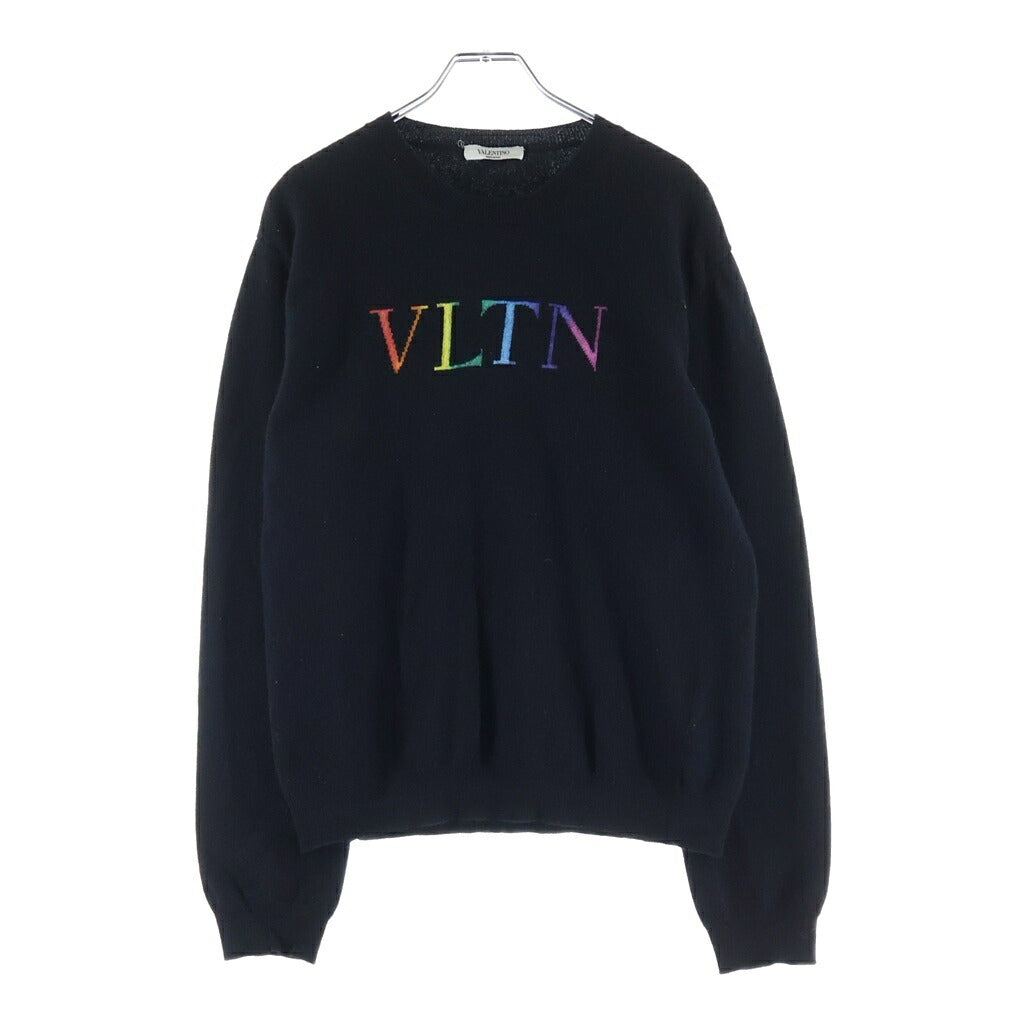 VALENTINO(ヴァレンティノ) VLTNレインボーロゴニットセーター VV3KC14C761 ブラック