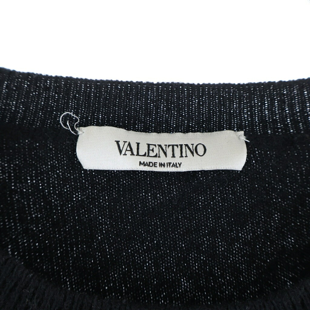 VALENTINO(ヴァレンティノ) VLTNレインボーロゴニットセーター VV3KC14C761 ブラック