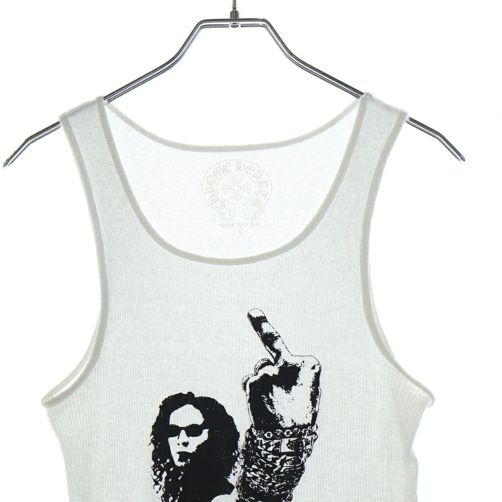 CHROME HEARTS(クロムハーツ) RIB TANK リチャードスターク リブタンクトップ ノースリーブシャツ ホワイト
