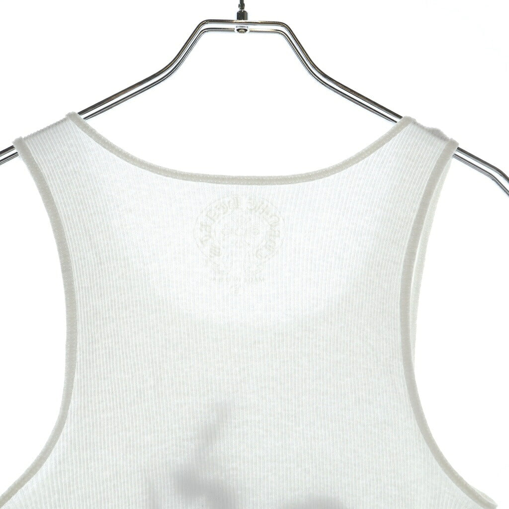 CHROME HEARTS(クロムハーツ) RIB TANK リチャードスターク リブタンクトップ ノースリーブシャツ ホワイト