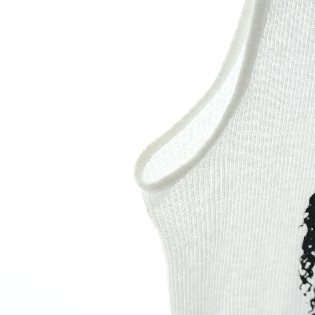 CHROME HEARTS(クロムハーツ) RIB TANK リチャードスターク リブタンクトップ ノースリーブシャツ ホワイト