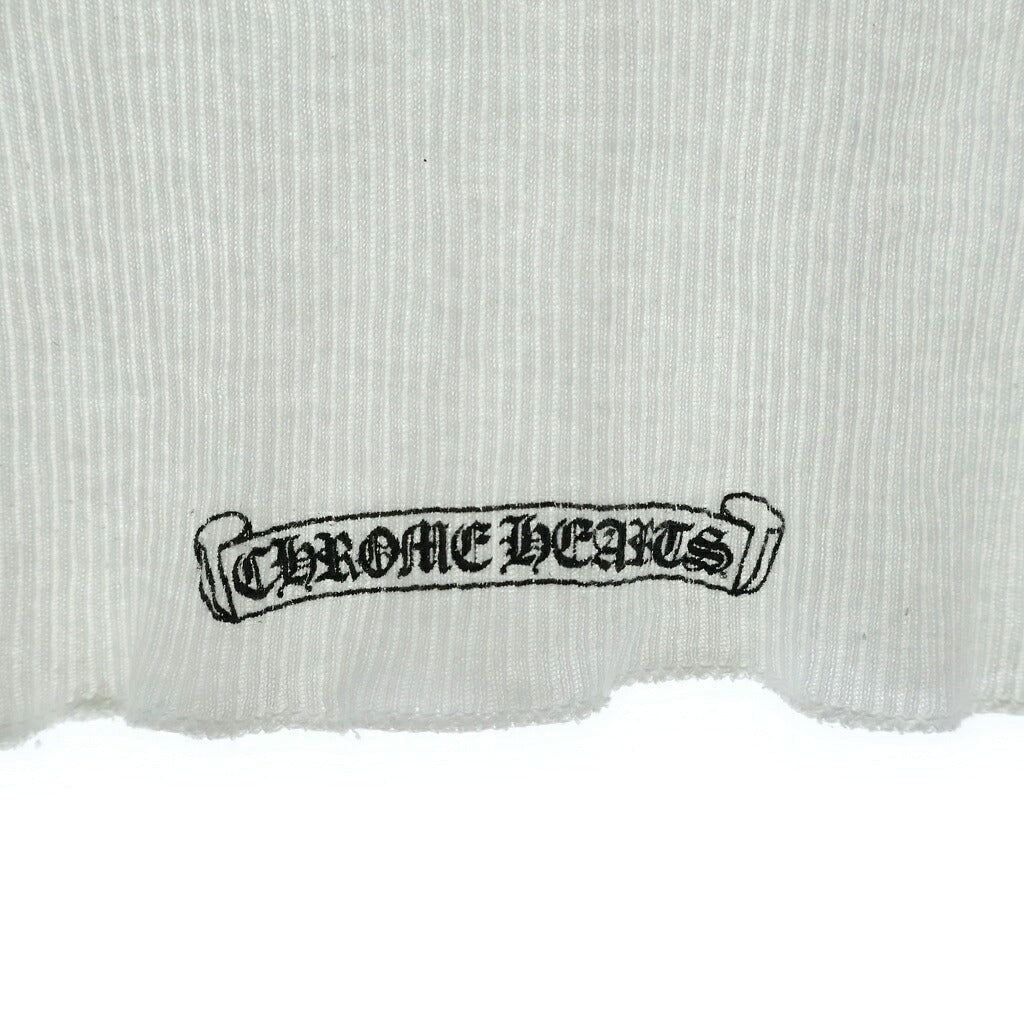 CHROME HEARTS(クロムハーツ) ×The Rolling Stones ラスベガス限定 ローリングストーンズ リップ&タン リブタンクトップ ノースリーブシャツ ホワイト