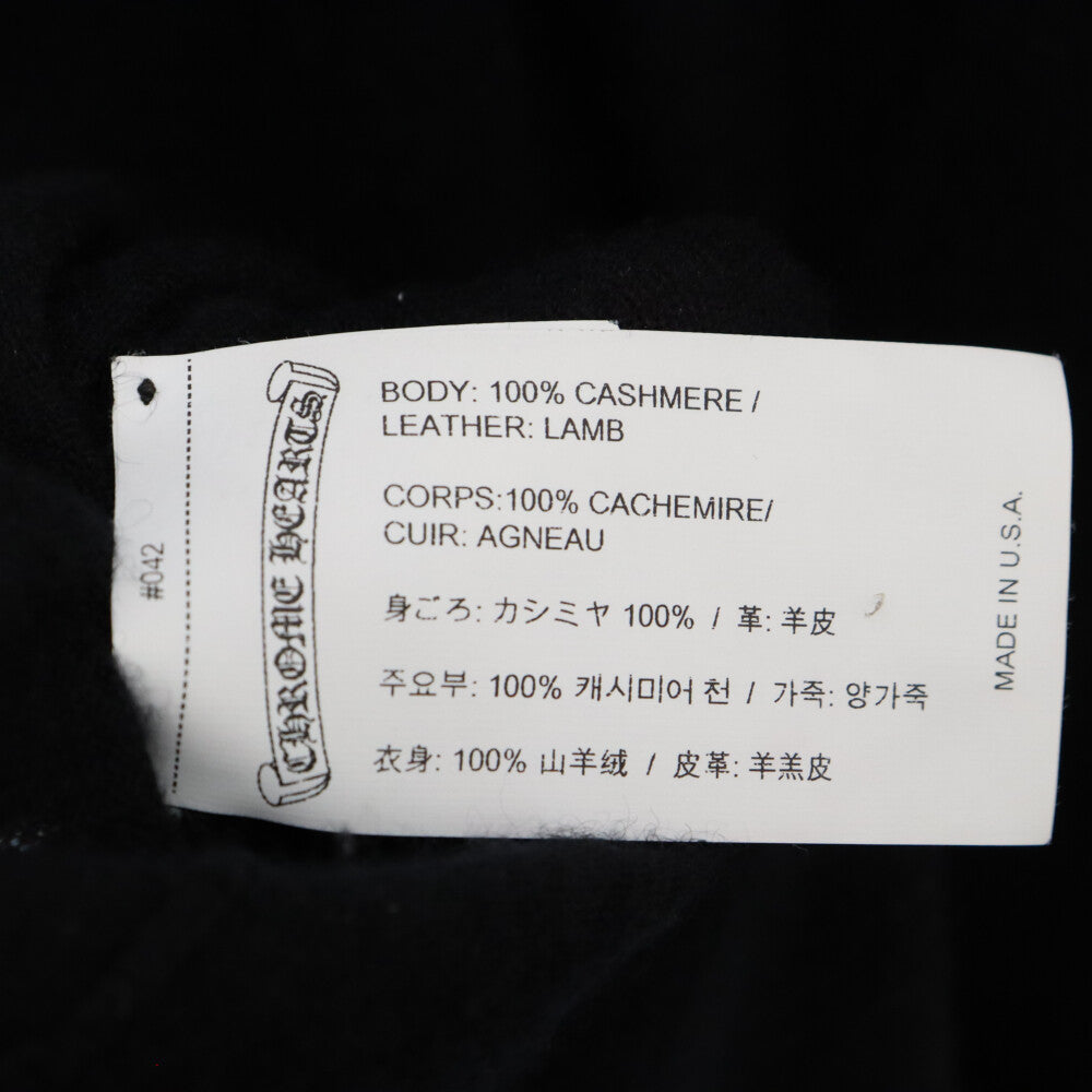 CHROME HEARTS(クロムハーツ) CHプラスパッチカシミヤニット クルーネック長袖セーター