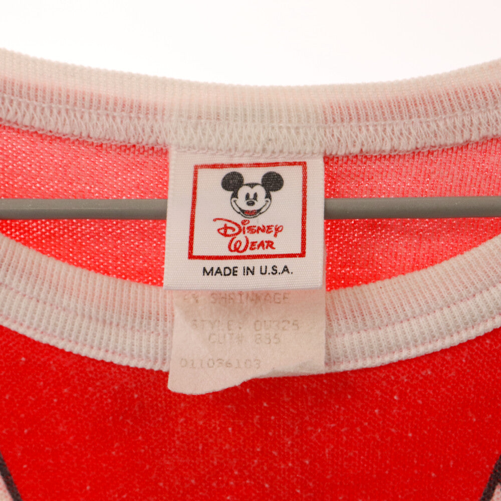 VINTAGE(ヴィンテージ) 90s VINTAGE MICKEY ミッキー フットボール 3Dプリント 半袖Tシャツ オーバーサイズ 半袖カットソー VINTAGE