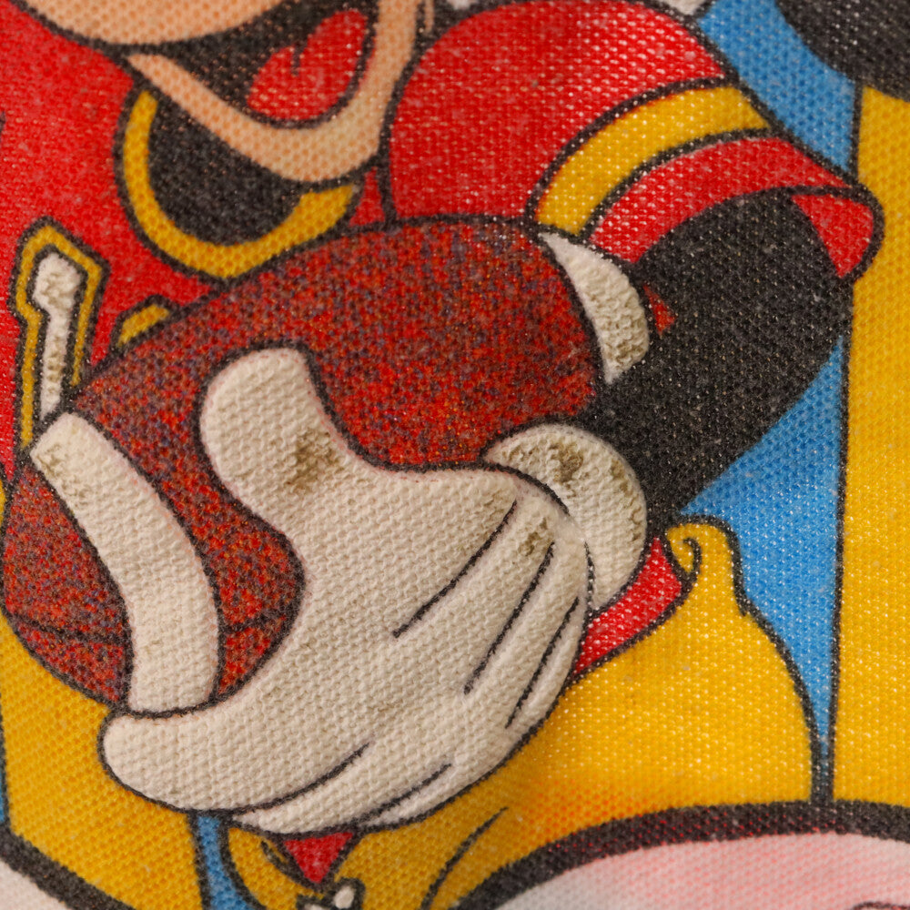 VINTAGE(ヴィンテージ) 90s VINTAGE MICKEY ミッキー フットボール 3Dプリント 半袖Tシャツ オーバーサイズ 半袖カットソー VINTAGE