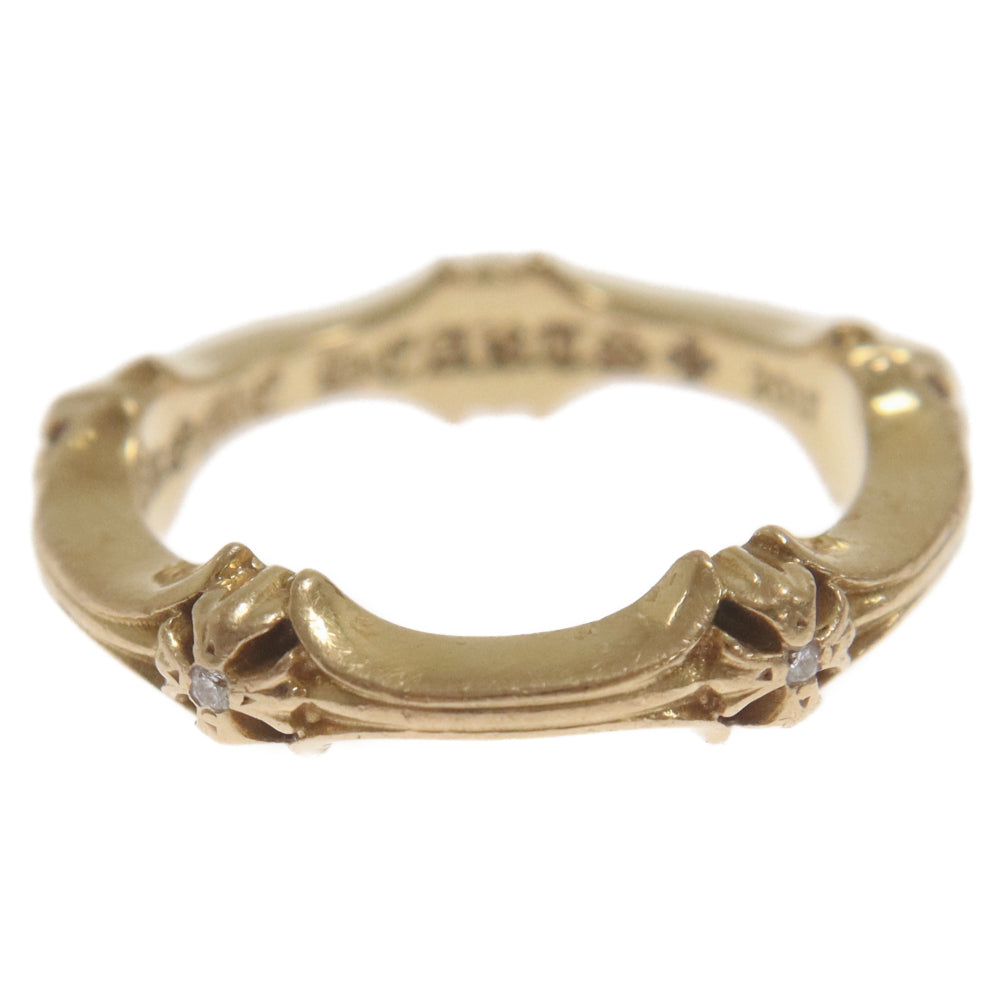 CHROME HEARTS(クロムハーツ) 22K PLUS AND BONE P D プラスアンドボーン パヴェダイヤ ゴールドリング