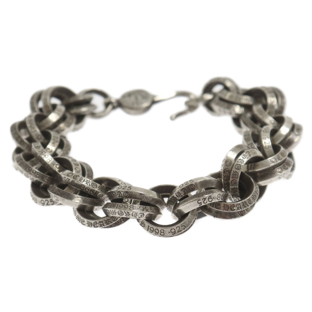 CHROME HEARTS(クロムハーツ) 2 DOUBLE B RING ダブルBリング シルバーブレスレット