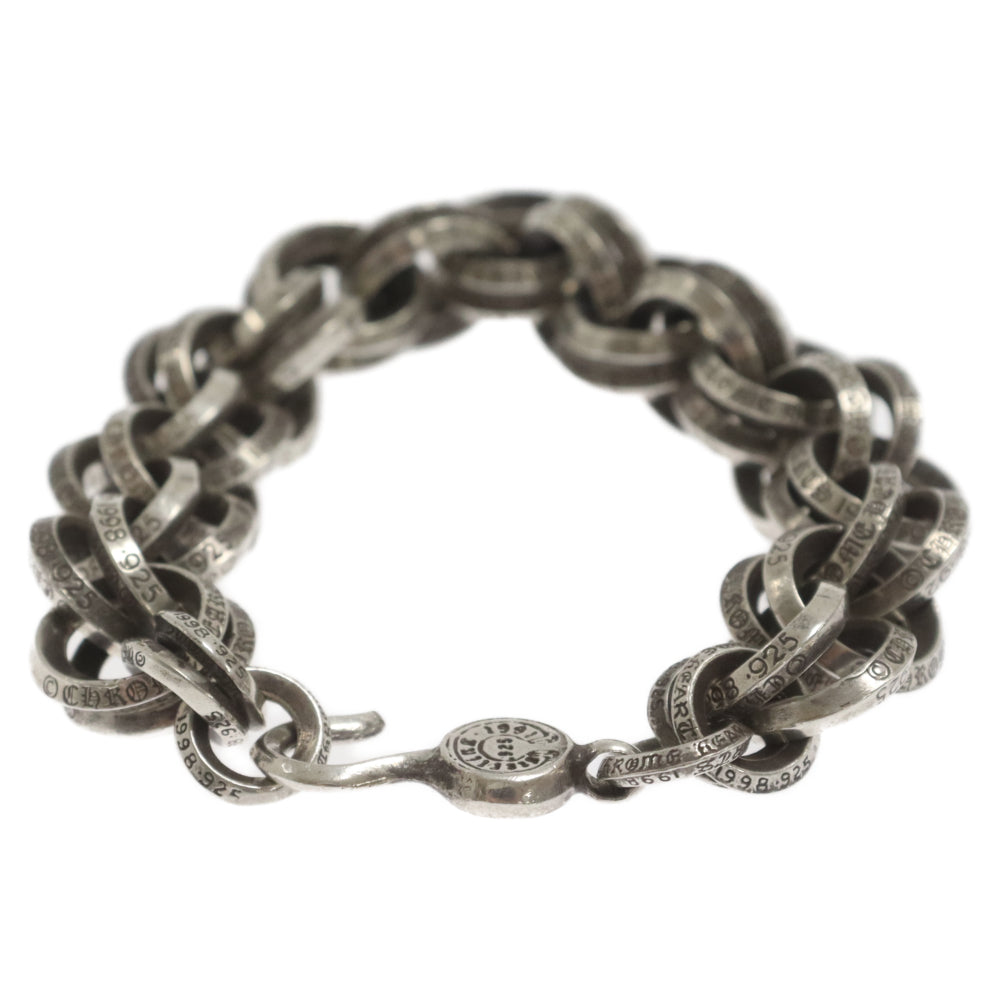 CHROME HEARTS(クロムハーツ) 2 DOUBLE B RING ダブルBリング シルバーブレスレット