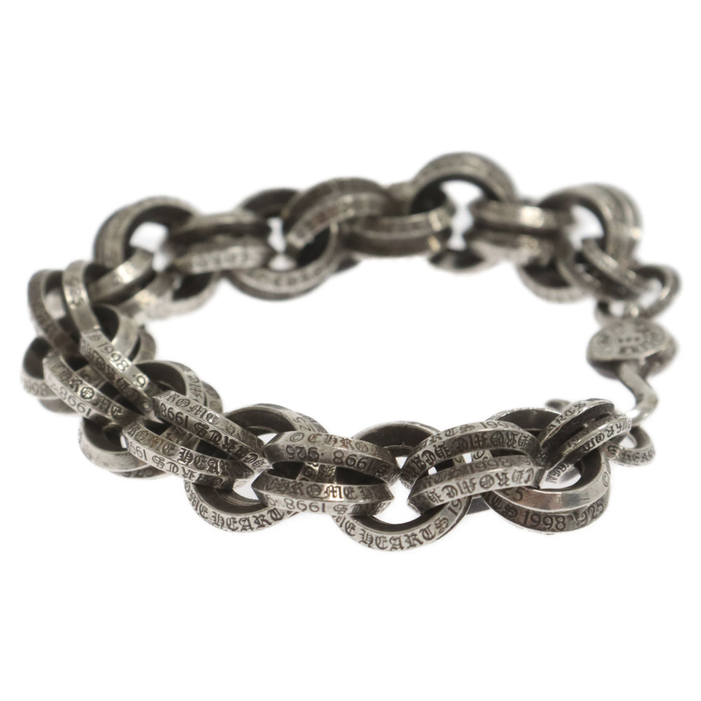 CHROME HEARTS(クロムハーツ) 2 DOUBLE B RING ダブルBリング シルバーブレスレット