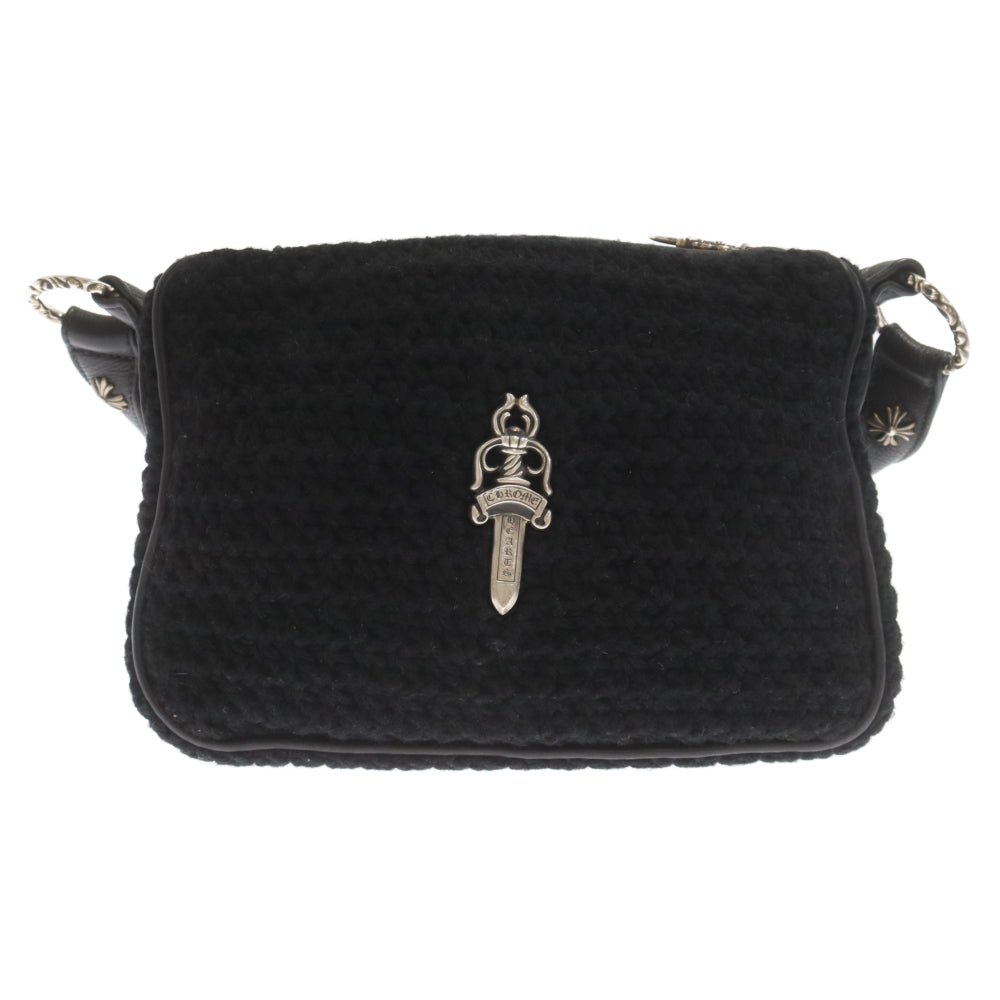 CHROME HEARTS(クロムハーツ) CHICKEN NUGGET SM チキンナゲット ラージダガーレザーショルダーバッグ