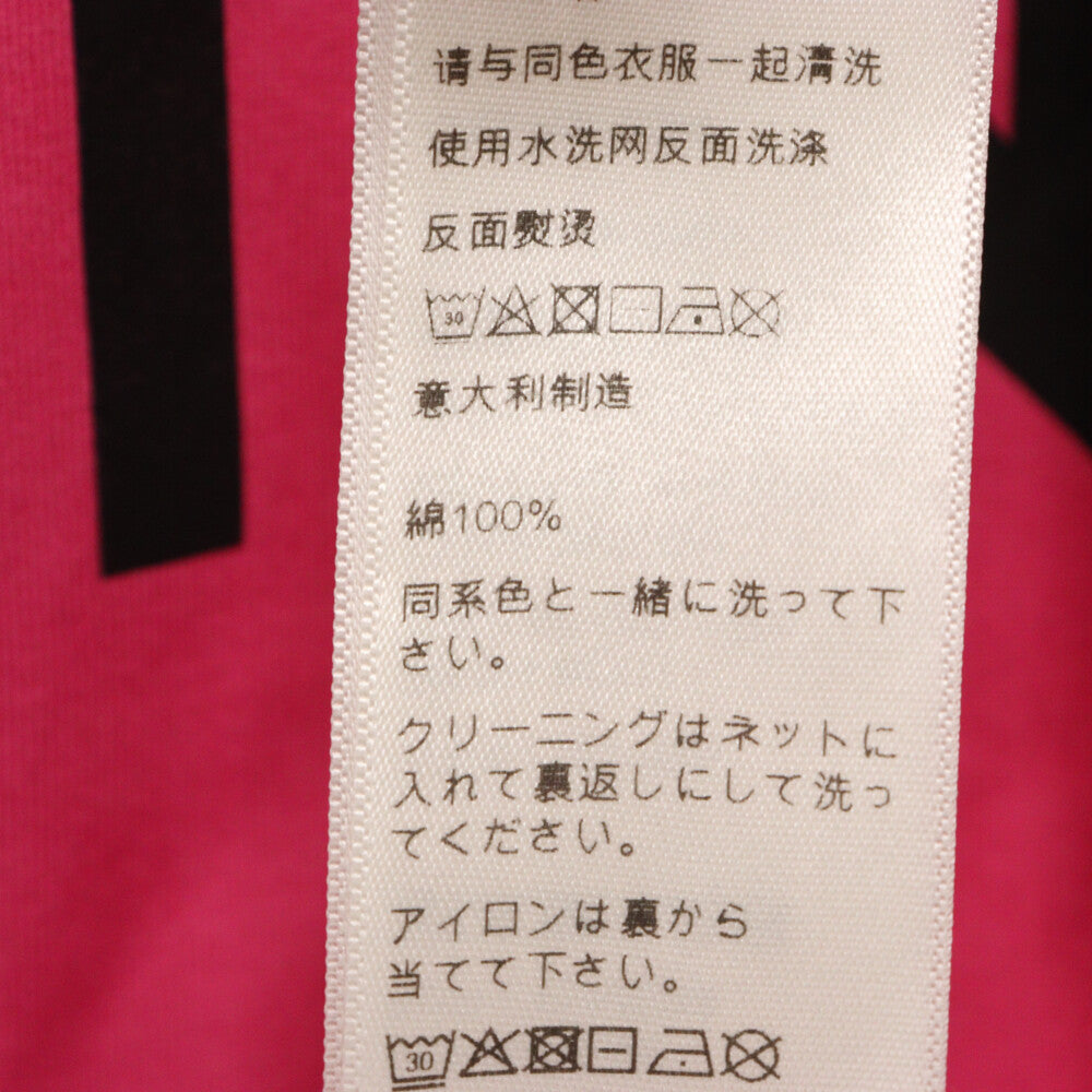 CELINE(セリーヌ) 21SS ルーズフィットロゴプリント半袖Tシャツ カットソー M ピンク 2X681501F