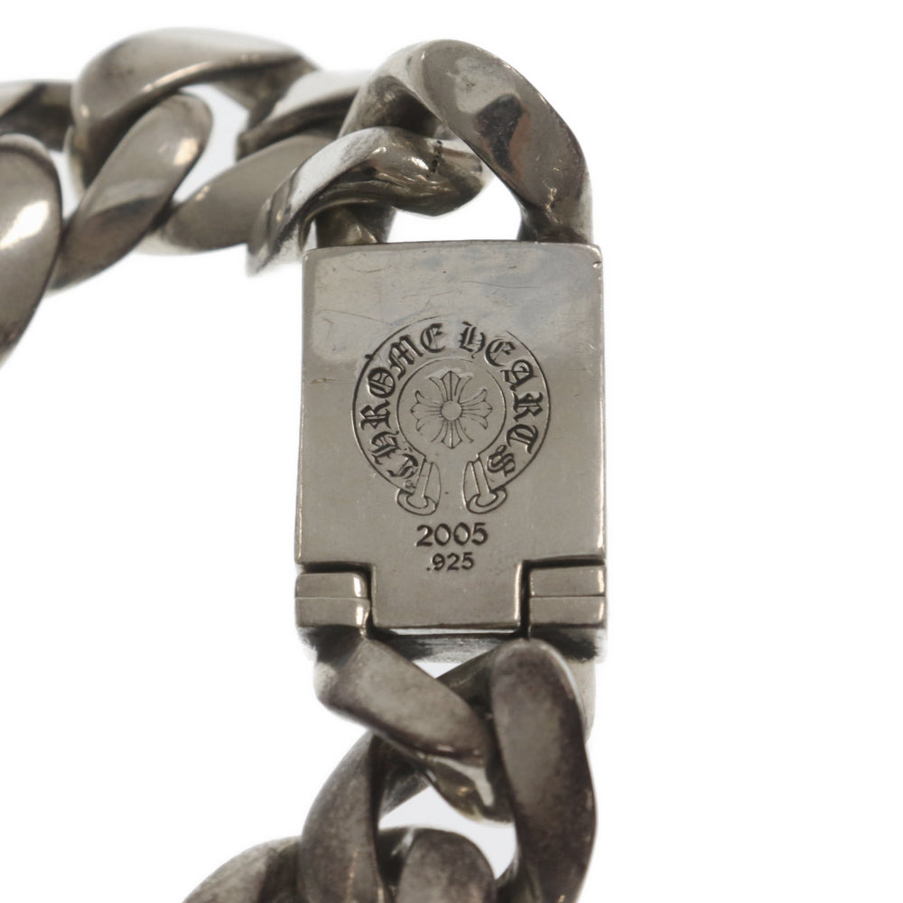 CHROME HEARTS(クロムハーツ) CH X BOX ID P DIA CHクロスボックスID PAVE ダイヤシルバーブレスレット