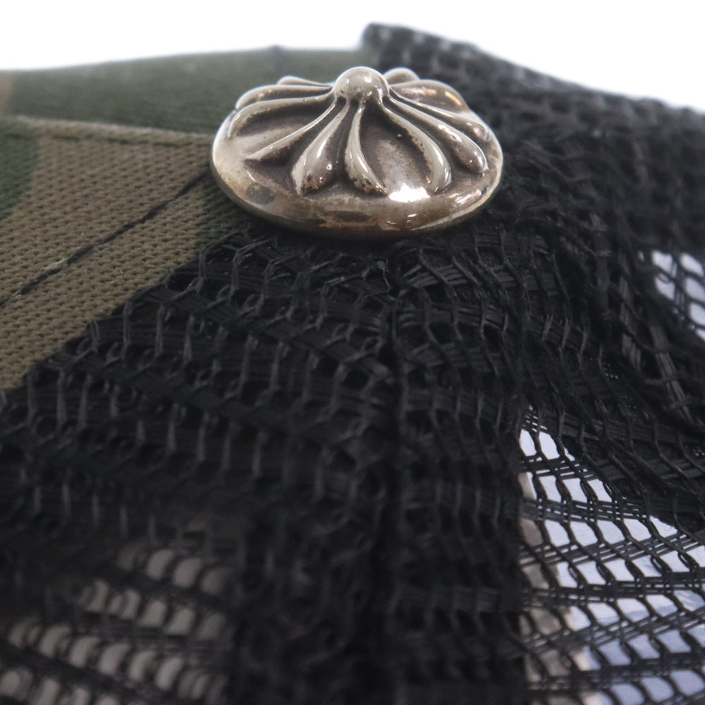 CHROME HEARTS(クロムハーツ) ROUND PATCH トラッカーキャップ ブラック/カーキ