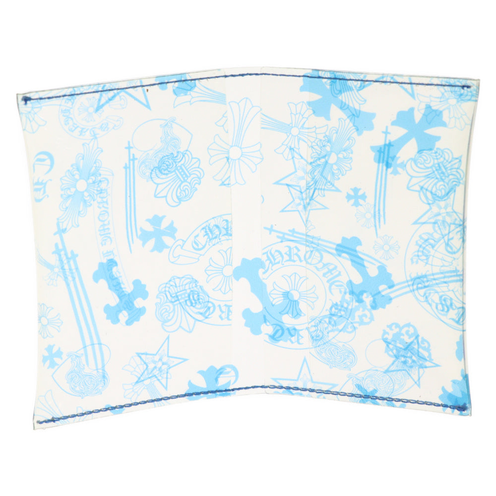 CHROME HEARTS(クロムハーツ) Patch Card Case PVC クリア マルチカードケース 名刺入れ ブルー