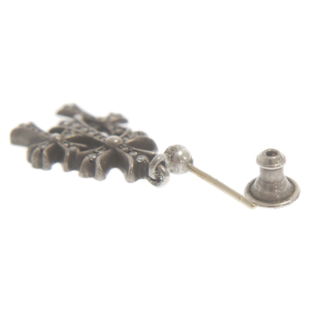 CHROME HEARTS(クロムハーツ) 3 CH CROSS DROP P D トリプルCHクロス シルバー ダイヤピアス