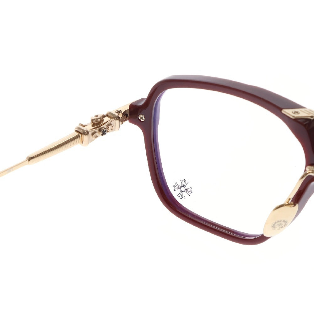 CHROME HEARTS(クロムハーツ) INIT ダブルブリッジサングラス 眼鏡 メガネ アイウエア レッド/ゴールド